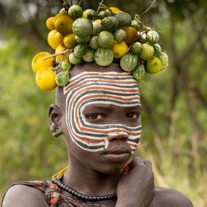 DENISE TITEUX - Enfant tribu Suri de la vallée de l'Omo (Ethiopie)