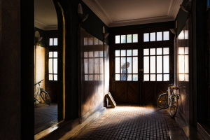 Annie DORIOZ - Porte sur cour