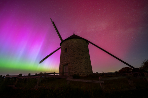Mathieu RIVRIN - Aurores Boréales au Moulin de Moidrey